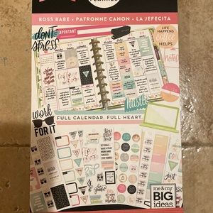 Happy Planner Boss Babe sticker book